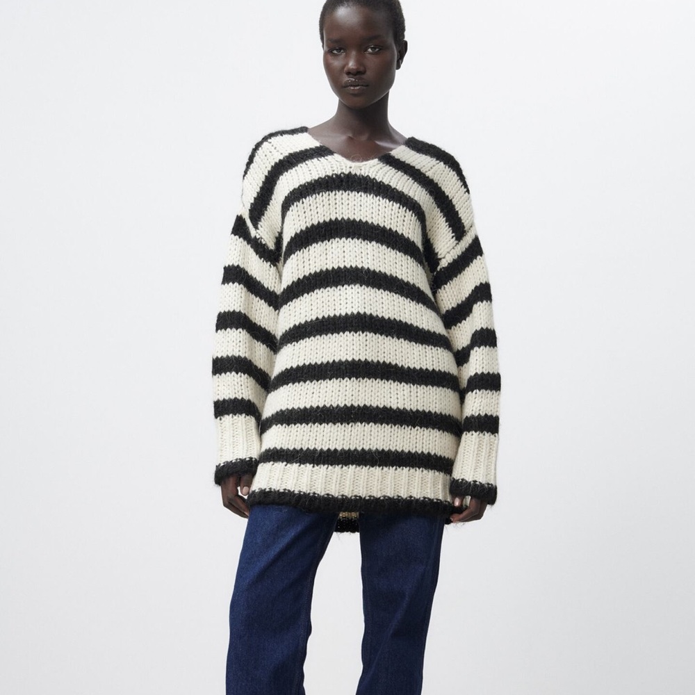 Zara striped sweater